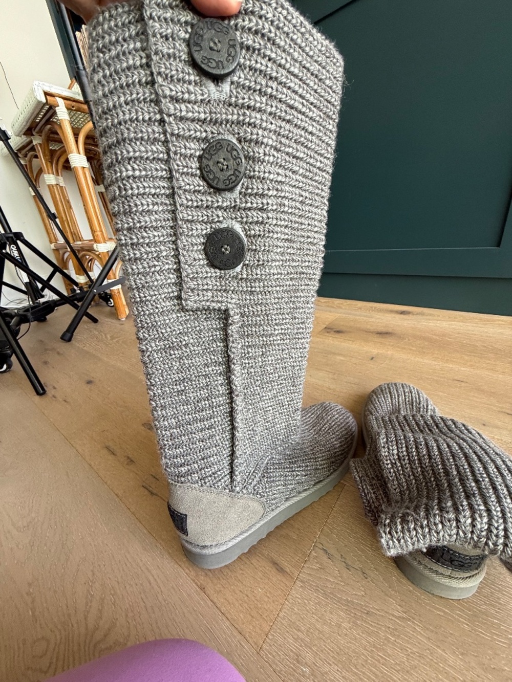 UGG Slouchy Boots (Women's 10) - Picture 5 of 11